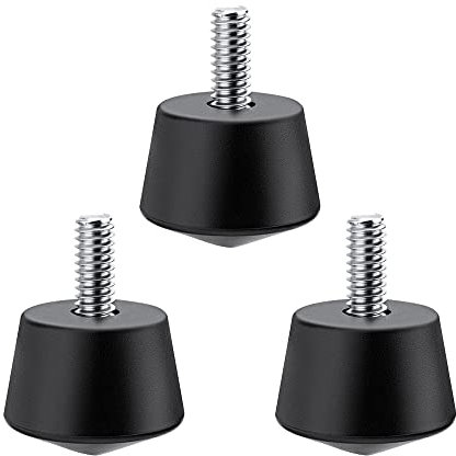 K&F CONCEPT Pies Universales de Goma para Trípode, 3 Pies de Trípode Antideslizante, Compatible con 1/4