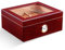 Slege Cigar Humidor,Humidor Cigar Box,Handcraft Cedar Humidor with Hygrometer,Divider,Cigar Humidifier,Cuban Cigar Desktop Cigar Box (30~50 cigares) Cigar Accessories -Men's Gift