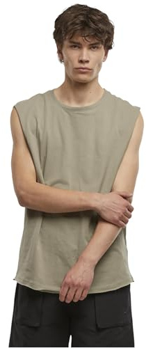 Men Tb1562-Open Edge Sleeveless Tee 1 Paleolive M