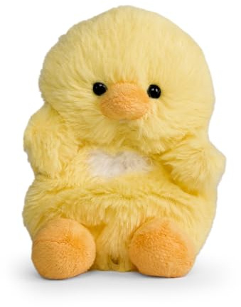 Little Living Nature Snugglies Pollito Peluche – Juguete de Peluche para Niños y Adultos, Juguete Suave y Acogedor