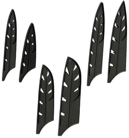 LIFKOME Foderi Di Plastica Da Cucina Protezioni Per Taglierine 10 Pezzi Custodie Per Coltelli Sicurezza Coperchi Per Taglierine Resistenti Uso Domestico e Professionale