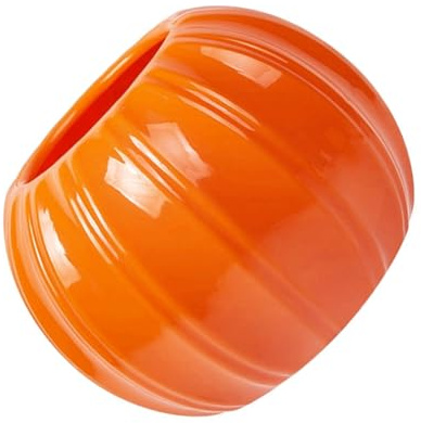 LALAFINA Ceramic Pumpkin Vase Pumpkin Planter Orange Fall Harvest Flower Pot for Halloween Home Décor Tabletop Succulent Plant Container