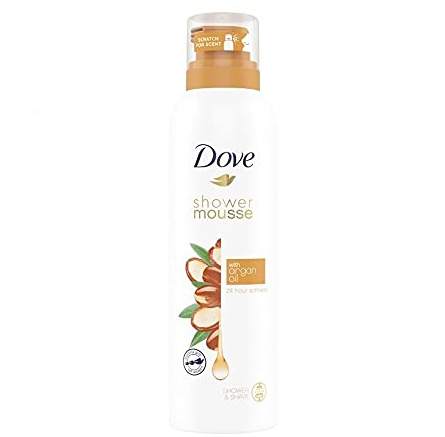 Dove Duschskum – arganolja – vårdar och ger näring åt huden – 6-pack (6 x 200 ml)