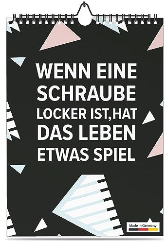 OfficeTree Bastelkalender 2025 A4 - Kalender 2025 selber gestalten - Kalender ohne Jahreszahl - Immerwährender Fotokalender 2025 zum Selbstgestalten - Kalender basteln Bastelkalender A4 immerwährend