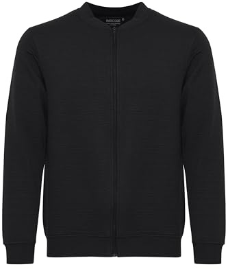 Indicode Bronte Herren Sweatjacke Cardigan Jacke, Größe:L, Farbe:Black (999)