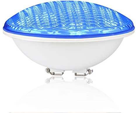 KWODE LED PAR56 36W, Luz de Piscina Azul PC 12V 6000K, Subacuática IP68, Hidromasaje, LED Para Piscinas