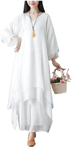 Costume Tai Chi pour Femmes, Uniforme de Méditation Zen Traditionnel Chinois, Vêtements D'arts Martiaux, Vêtements D'exercices Matinaux de Kung Fu