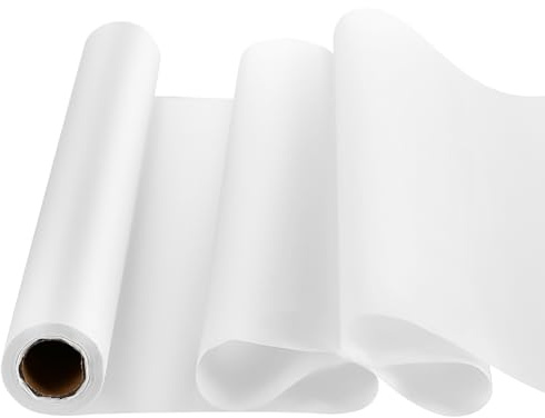 Veemoon Papier Calque Blanc pour Calligraphie et Dessin, Rouleau de 2 en Papier pour Tracé Précis et Usage Polyvalent, pour Designers et Étudiants