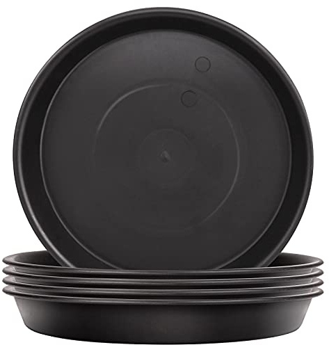 TStarJungle 5 Pack Plant Saucers, Flower Pot Drip Trays for Indoor/Outdoor Plants - 30cm