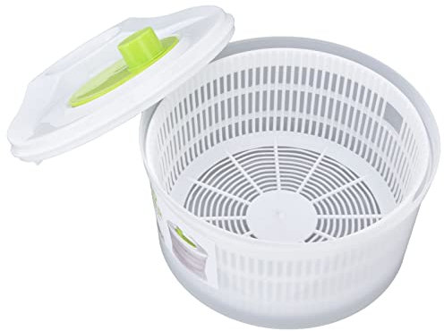 Escurridor de Ensaladas, Secador de Verduras, Colador, Cuenco, Deshidratador, Spinner para 3L de Plástico para Escurrir Ensaladas, Grandes Cuencos Giratorios para Servir