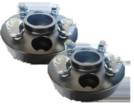 Universella Hjuldistanser För SUBARU 2 ST|4x100|4X3.94|54.1CB|M12 X 1.5 Bult|15|20|25|30mm Smidda Hjulspaceradapter I Aluminium För Bilar Hjulbreddare(Svart,25mm)