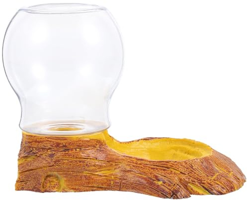 PRETYZOOM Suministro de alimentación para Reptiles de 250ml con dispensador automático de Agua, Herramienta de Agua para y Tortugas, Set de plástico para hogar