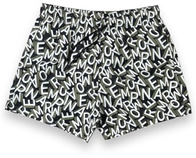 EMPORIO ARMANI Bañador Tipo bóxer para Hombre, Pequeño EA Black/Climb, M
