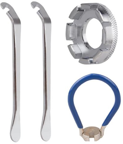 BHIPKOT Fahrradspeichenschlüssel aus Stahl, Speichenspanner - Nippelspanner 8 Größen 10-15 Werkzeuge für Fahrradspeichen, Fahrräder.