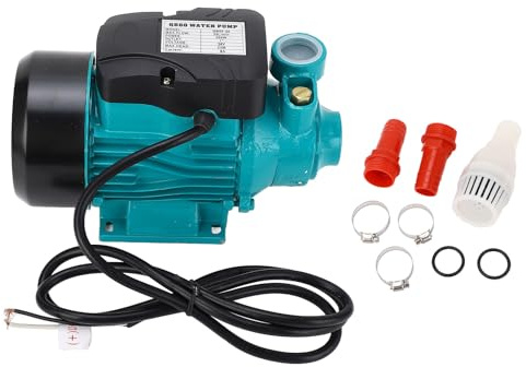 Pompa Autoadescante a Vortice DC Solare 200W, Portata 35LPM, Sollevamento 25m, Pompa Autoadescante per Impianto Riscaldamento - Alta Efficienza, Struttura Robusta, Uso Domestico (CC 24 V)