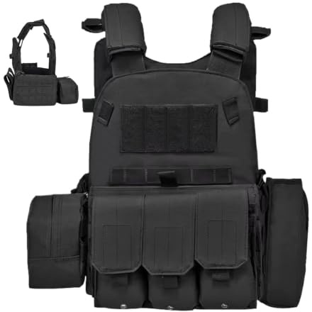 Ungdomsfiskeväst - 43 cm Oxfordtyg barns taktiska västar | utomhus lek arméstridsuniform | justerbar uppblåsbar paintball väst för pojkar flickor. 500 g