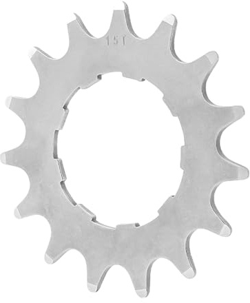 TUXCAXI Convertidor de piñón fijo duradero y de alto rendimiento para reparación de bicicletas de carretera con transmisión eficiente para un ciclismo, Plata, 15T