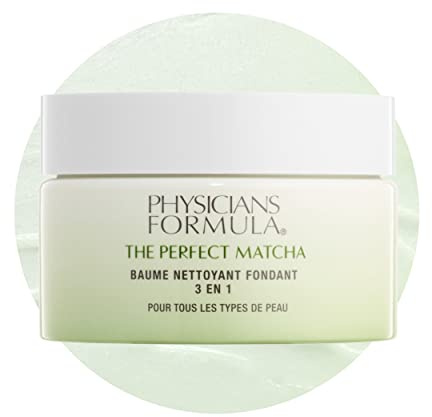 Physicians Formula Cleansing Balm The Perfect Matcha 3-in-1 Makeup Remover For Eye, Lip, Or Face, Deeply Cleanses Pores And Removes Impurities, Ultra Nourishing Soothing Treatment, Mandarin