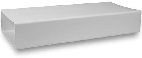 Repa Market 220 x 90 mm Canalina Rettangolare in Plastica – Lunghezza 0.5 m - Condotto Aria Piatto – Tubo Ventilazione per HVAC, Cucina, Bagno – Condotto Slim per Spazi Stretti