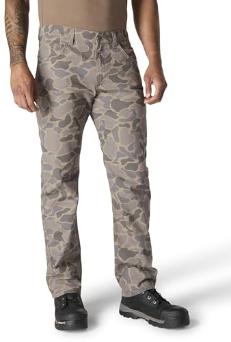 Carhartt Men's Relaxed Straight Rigby Pant, Khaki Vintage Camo, W34 x L34