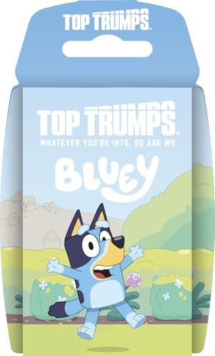 Top Trumps Bluey Specials Card Game, Play with Bluey, Bingo, and all their friends and family, educational gifts and toys for boys and girls Aged 6 plus