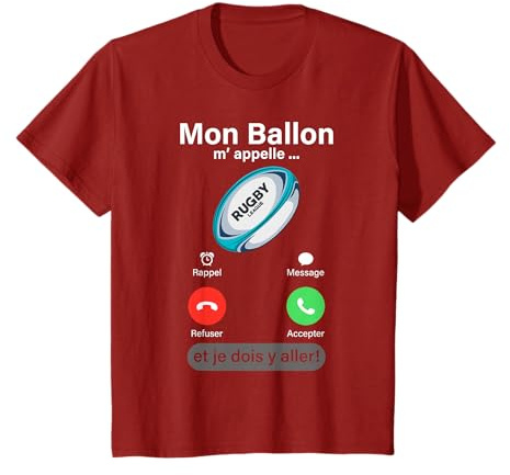 Humour Rugby Cadeau homme femme enfant Tee T-Shirt