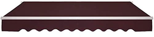 YAOBAO Toldo De Sol con Brazos Extensibles Toldo para Exteriores Toldo Enrollable para Exteriores Toldo con Brazo Toldo Manual Fabricado En Metal Y Poliéster para Patios, Restaurantes,Wine Red