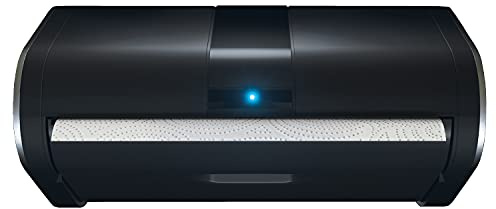 Innovia Automatic Paper Towel Dispenser. Touchless Technology. Works with Most Paper Towel Brands and Sizes. Dispenses The Number of Sheets You Need. Black, Under Cabinet Mounted.