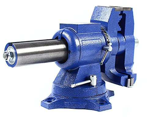 Acesunny Tornillo de banco multifunción de 4 360° paralelo banco de trabajo yunque Versatile vise giratorio tornillo de banco giratorio 100 mm para fresadoras