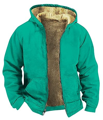 Generisch Winter Jackets, Herren Warm Gefüttert Skijacke Wasserdicht Regenjacke Snowboardjacke Outdoor Funktionsjacke Arbeitsjacke Mit Kapuze Jacket For Men Bomboogie (XXL, Grün)
