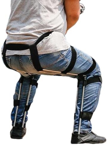 Chairless Chair Wearable - Folding Exoskeleton Human Magic Stool | Adjustable Wearable Chair Invisible Seat for Fishing Camping Concert Subway Bus Outdoor