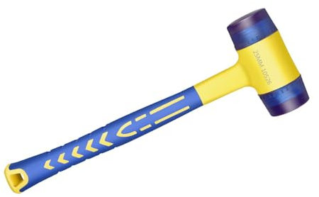 Martillo de goma doble cabeza multifuncional doble cara martillo blando plástico recubierto herramienta manual instalación