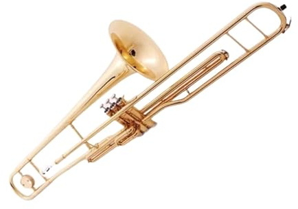Trombón Trombón De Pistón Afinado En C Profesional Instrumento De Latón Dorado
