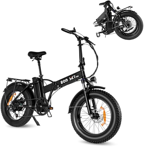 STAPERFO Fatbike - Bicicleta eléctrica plegable de 20 pulgadas, batería de 48 V, 15,6 Ah, motor de 250 W, 7 velocidades, bicicleta eléctrica para hombre y mujer, para ciudad, desplazamientos y