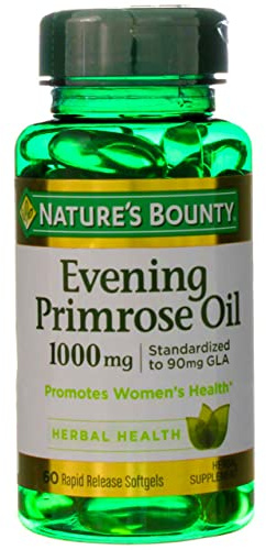 Nature's Bounty Evening Primrose Oil 1000 mg Softgels 60 ea