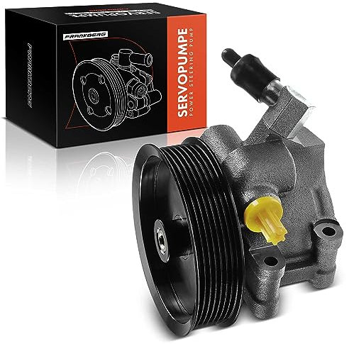 Frankberg Servopumpe Hydraulikpumpe Lenkung Mit Riemenscheiben Kompatibel mit Transit FD FB FS FZ FC FA FM FN 2.4L Diesel 2000-2006 Replace# 1C1C3A696AA