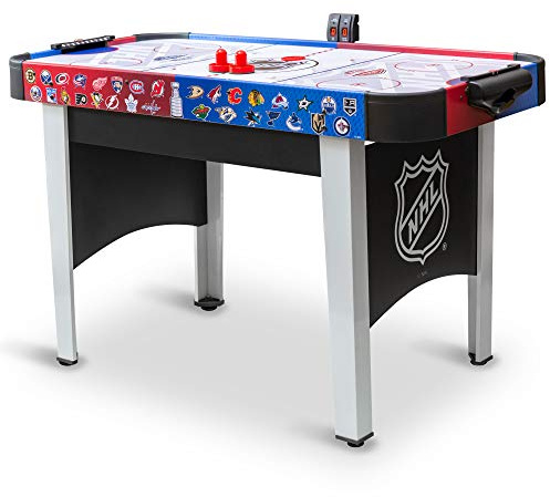 EastPoint Rush Indoor Air Hockey Table - 48 Mid-Size - Air-Powered LED Scoring & Stadium Sounds for Arcade Machine Thrill - Family Competition on Hockey Table for Kids