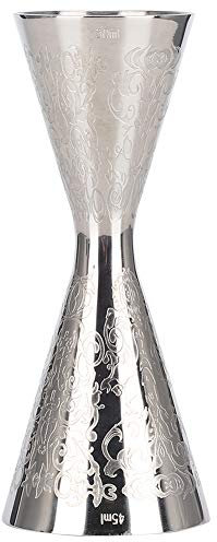 Jiggers, 30ml 45ml Rostfritt Stål Jigger Med Skala Dryck Vin Mät Jigger För Bartending Cup Pourer Mätverktyg Rostfritt Stål Mät Jigger För Bar Hem Bartender Party Vin Drink