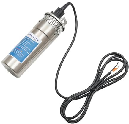 Bomba de pozo profundo de 24 V CC para riego industrial doméstico, bomba subacuática de acero inoxidable, bomba de agua 12L/min, promoción de la energía solar