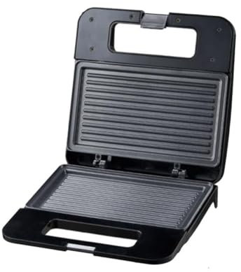 MAGICLULU Frühstücksmaschine Brotmaschine Sandwich-toaster Kuchenmaschine Steak Bratofen Black