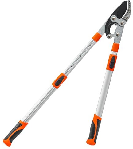 Cortarramas - Tijeras De Podar Bypass Profesionales Resistentes,Herramientas de Corte con Mangos Largos Para Jardinería en Arbustos, Setos, Viñas y Bonsáis, Uso en Interior y Exterior