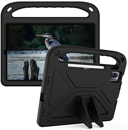 Tablettskydd Barnfodral Kompatibel med Xiaomi Pad 5, Lättvikt Stötsäkert handtag Barnvänligt skyddsfodral Hemma för surfplatta(Siyah)