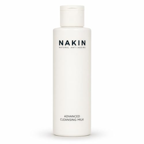 Nakin Cleansing Milk - Hyaluronic Acid Gentle Face Cleanser 150ml | Anti Aging Make Up Remover - Skin Brightening and Hydrating with Aloe Vera - Vegan Skin Booster
