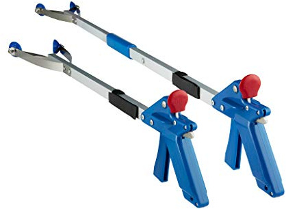 ArcMate 26 EZ Reacher Deluxe Locking Indoor Reacher Grabber with 5lb Pickup Capacity & 42 EZ Reacher Deluxe Locking Indoor Reacher Grabber with 5lb Pickup Capacity, Pack of 2 Reachers