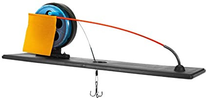 Joyivike Eisangeln Tip Up Zubehör Set - Schlaganzeiger Mit Orangefarbenen Flagge Zum Eisangeln, Angel Zubehör Für Winterausrüstung Im Freien