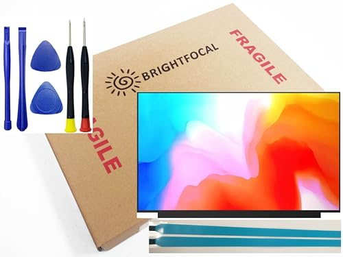 BRIGHTFOCAL New Screen Replacement for Acer Nitro 5 Gaming AN515-55-54Q0 15.6 144-hz FHD Full-HD IPS 1080p Non-Touch Slim Matte LCD LED Display with Tape and Tool
