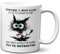 L'Esprit Des Anges Tasse, lustiges Geschenk – Touch à mon Café und ich teile mit dir – Original, lustig