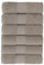 MAURAHOME Luxus Handtücher Set 100% Baumwolle. Hotel & Spa Qualität. 6 große Handtücher 50x100. Schnell trocknende Frottiertücher. Weich, plüschig und stark saugfähig.