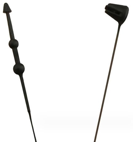 180mm Sicherheitsfäden für Etiketten | 2000 Loop Pins Set in Schwarz | Nutzung ohne Etikettierpistole/Heftpistole | Fäden für Kleidung und andere Produktetiketten | Loop Lock Preisschild Faden