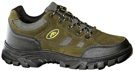 Vandringsskor för kvinnor, män, vandringsskor, vattentäta sportskor, halkfria promenadskor, utomhus, bergexperter, sneakers, andas, träningsskor med dämpning, snörning, sneakers, tennisskor, Grön, 40